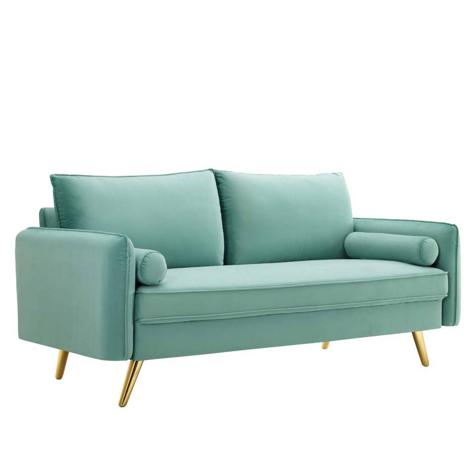 Modway Revive Performance Velvet Sofa | Sofas | Modishstore-11