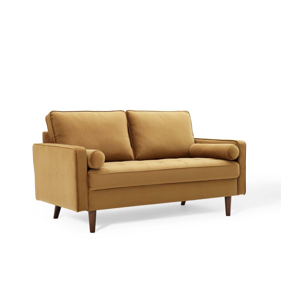 Modway Valour Performance Velvet Loveseat | Sofas | Modishstore-2