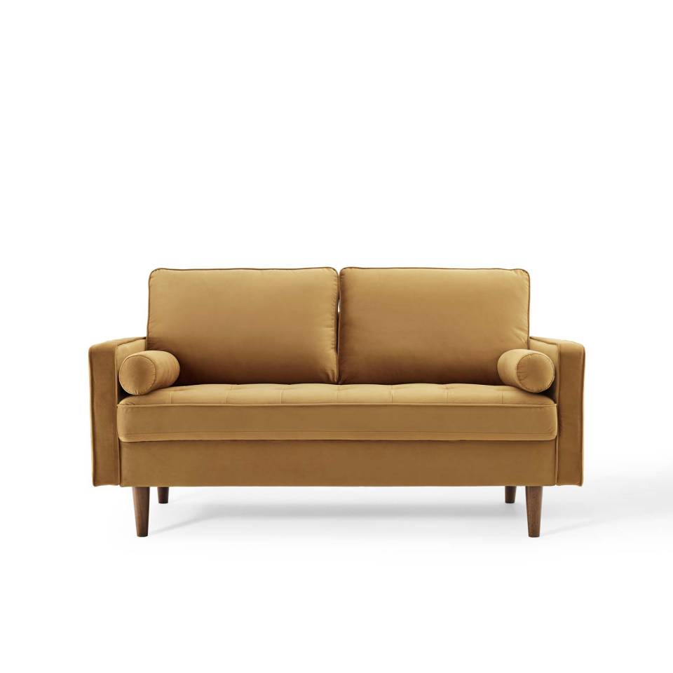 Modway Valour Performance Velvet Loveseat | Sofas | Modishstore-6