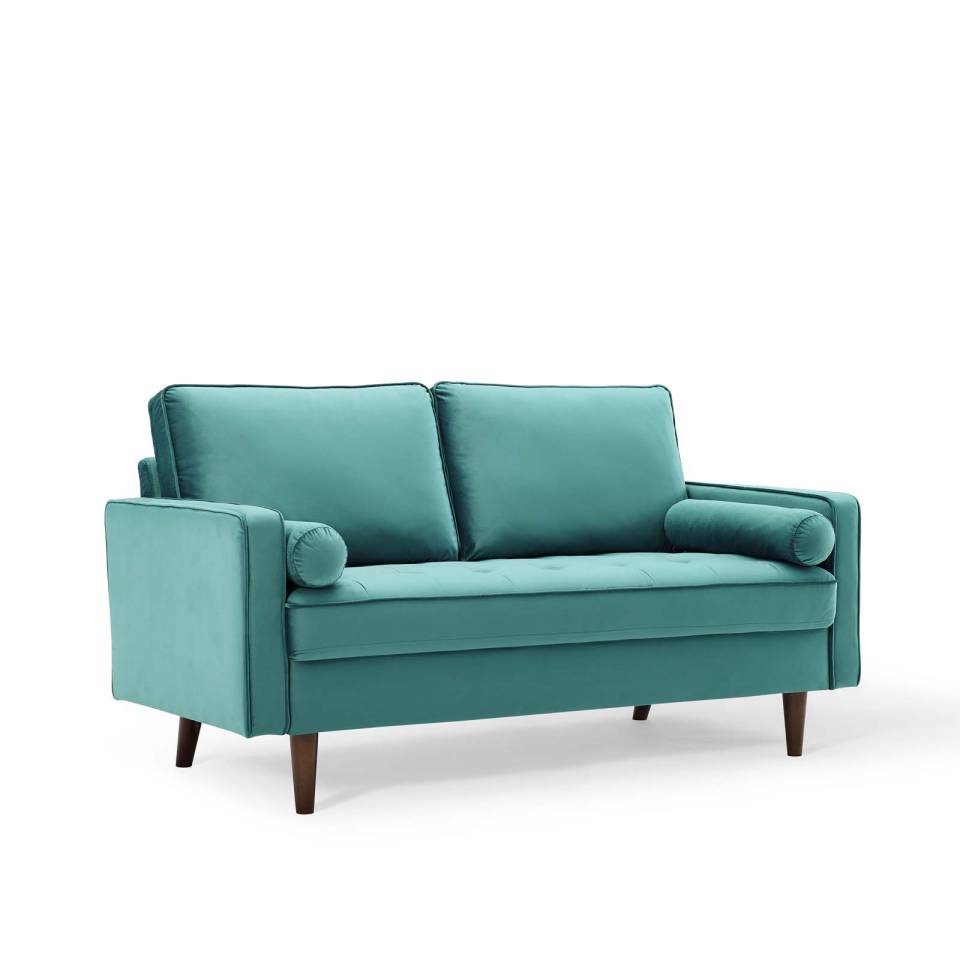 Modway Valour Performance Velvet Loveseat | Sofas | Modishstore-16