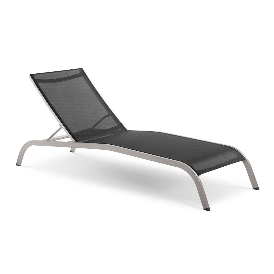 Modway Savannah Outdoor Patio Mesh Chaise Lounge Set of 2 | Outdoor Recliners & Lounge Chairs | Modishstore-3