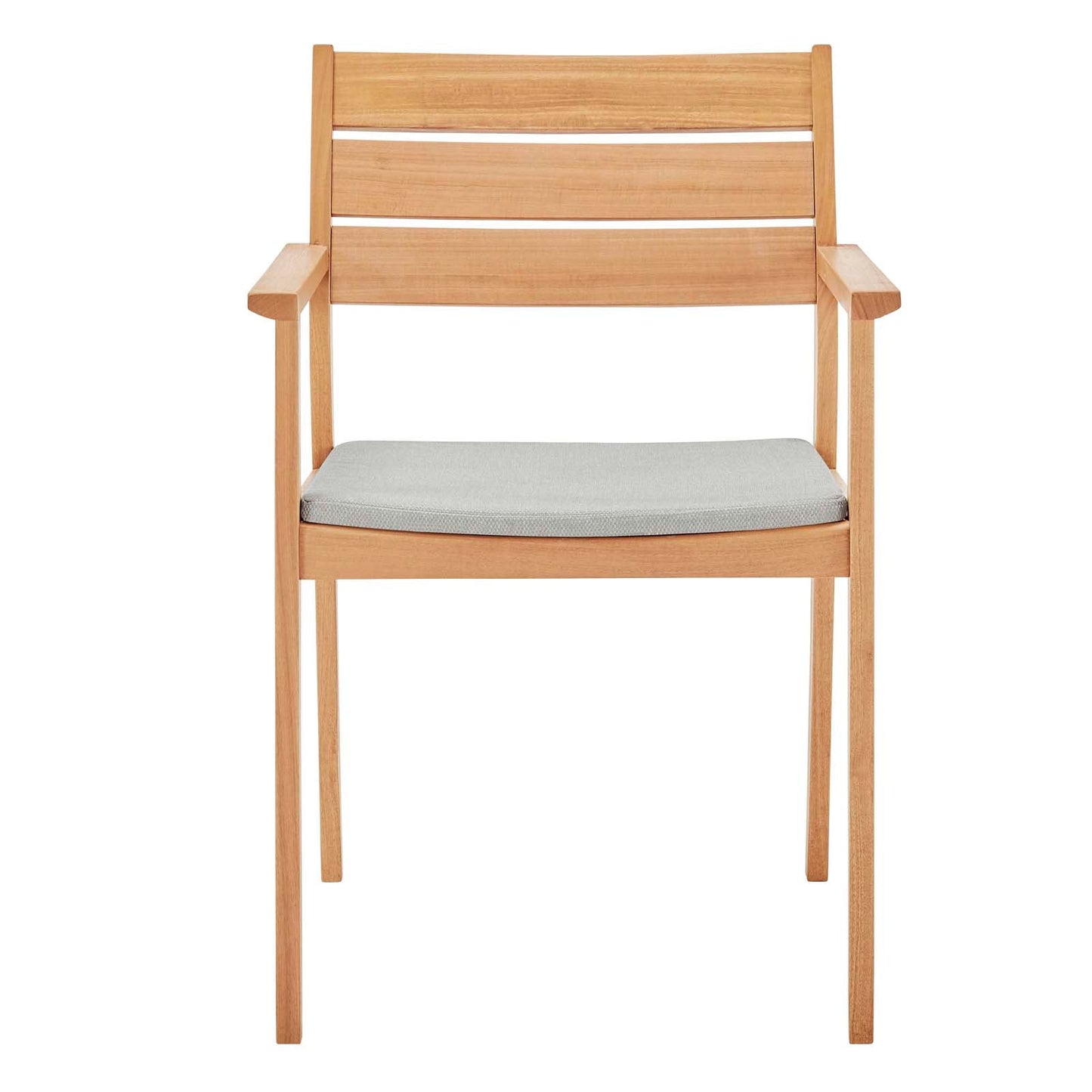 Modway Viewscape Outdoor Patio Ash Wood Dining Armchair Set of 2 | Chairs & Recliners | Modishstore-5