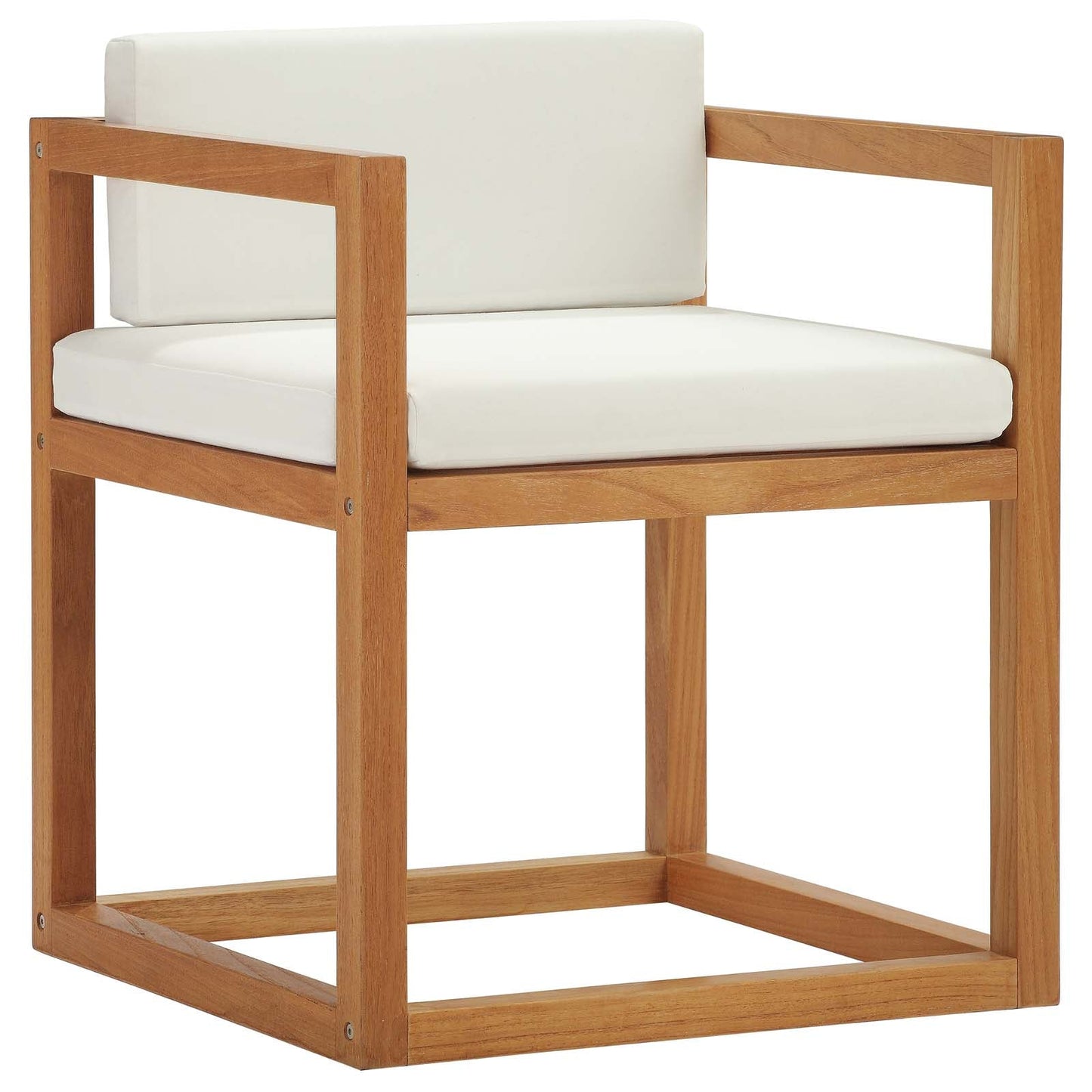 Newbury Outdoor Patio Premium Grade A Teak Wood Accent Armchair Set of 2 By Modway - EEI-4029 | Outdoor Chaise Lounges | Modishstore - 3