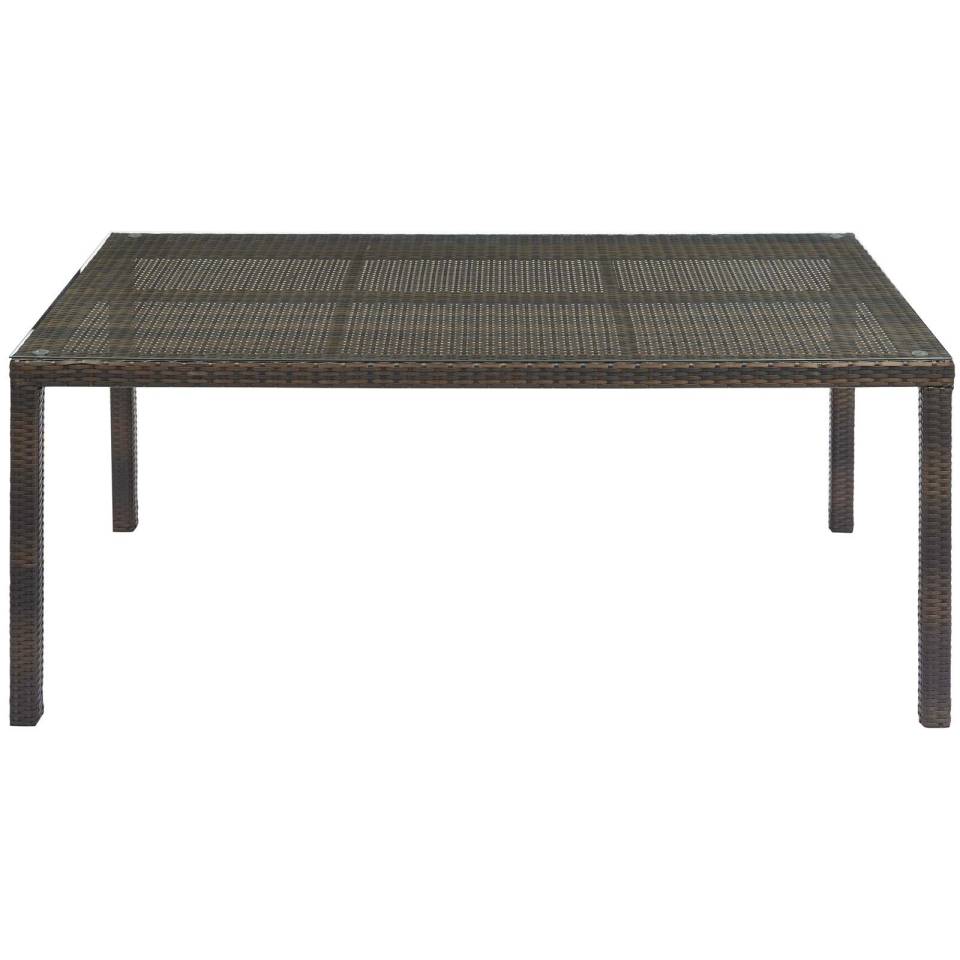 Modway Conduit 7 Piece Outdoor Patio Wicker Rattan Dining Set | Dining Sets | 