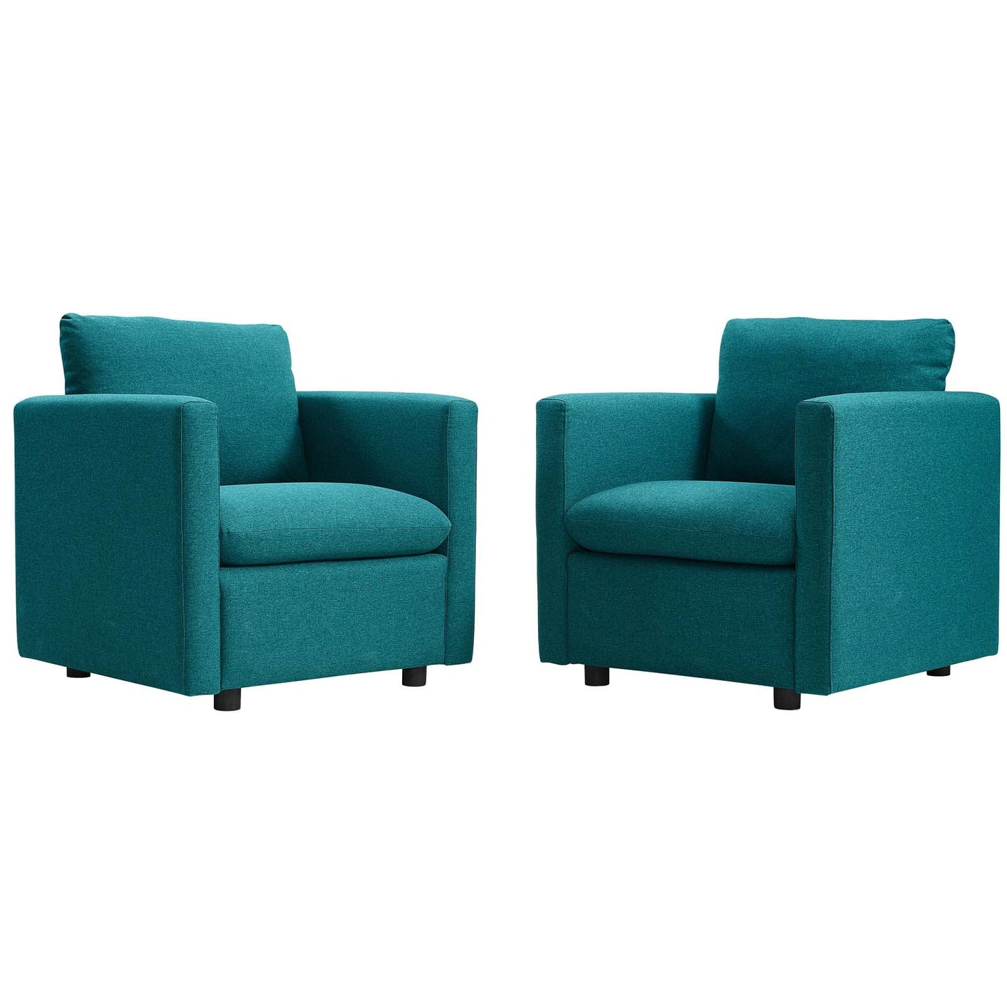 Activate Upholstered Fabric Armchair Set of 2 By Modway - EEI-4078 | Armchairs - 6