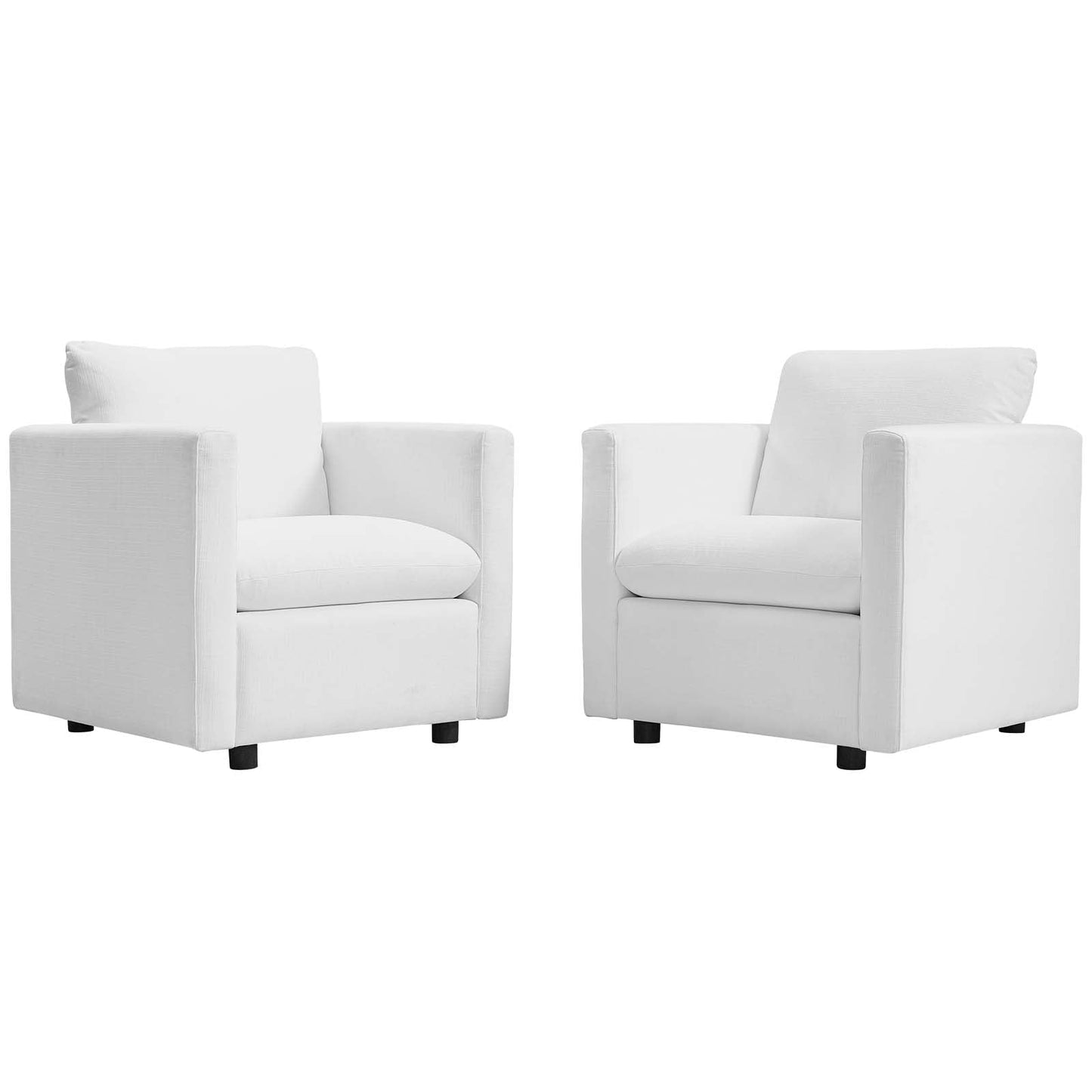 Activate Upholstered Fabric Armchair Set of 2 By Modway - EEI-4078 | Armchairs - 10
