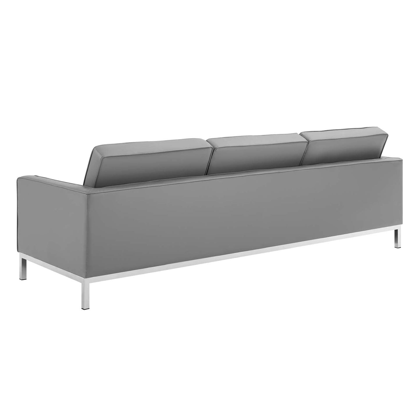 Modway Loft Tufted Upholstered Faux Leather 3 Piece Set - EEI-4107