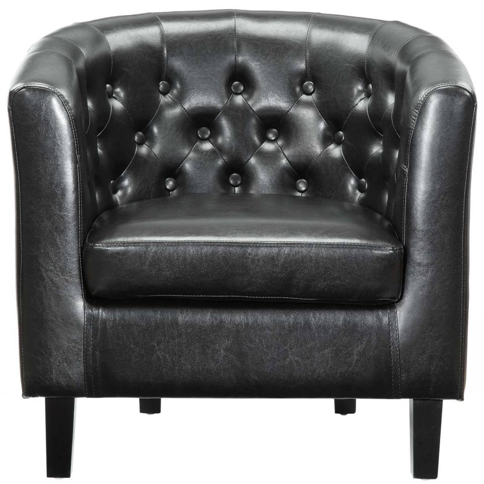 Modway Prospect Upholstered Vinyl Loveseat and Armchair Set | Sofas | Modishstore-5