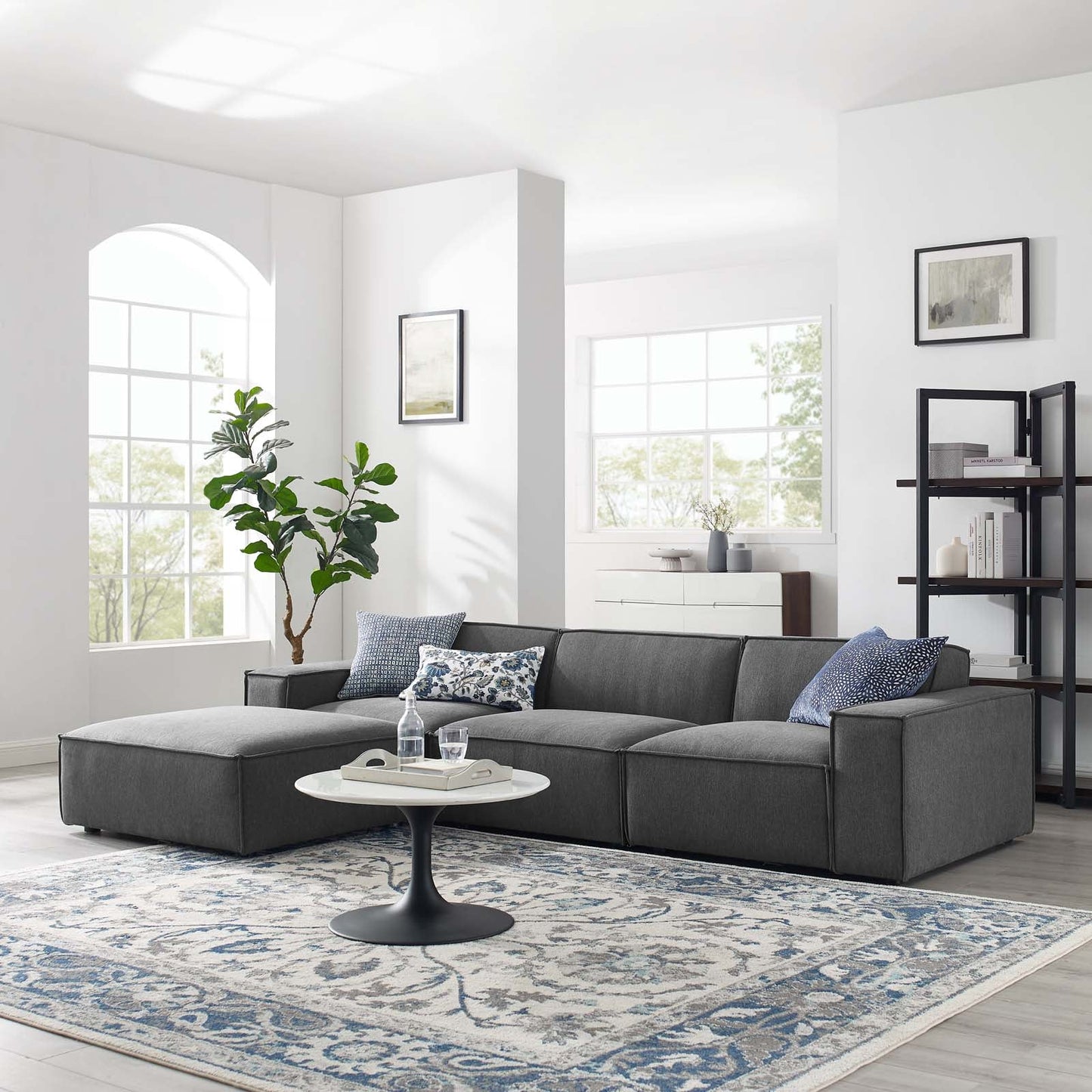 Modway Restore 4-Piece Sectional Sofa | Sofas | Modishstore