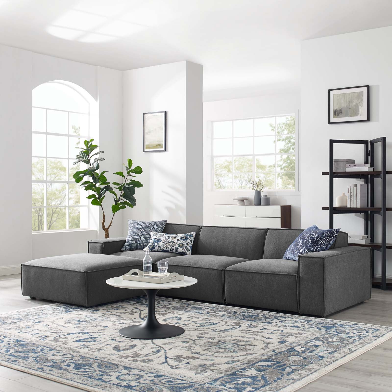 Modway Restore 4-Piece Sectional Sofa | Sofas | Modishstore