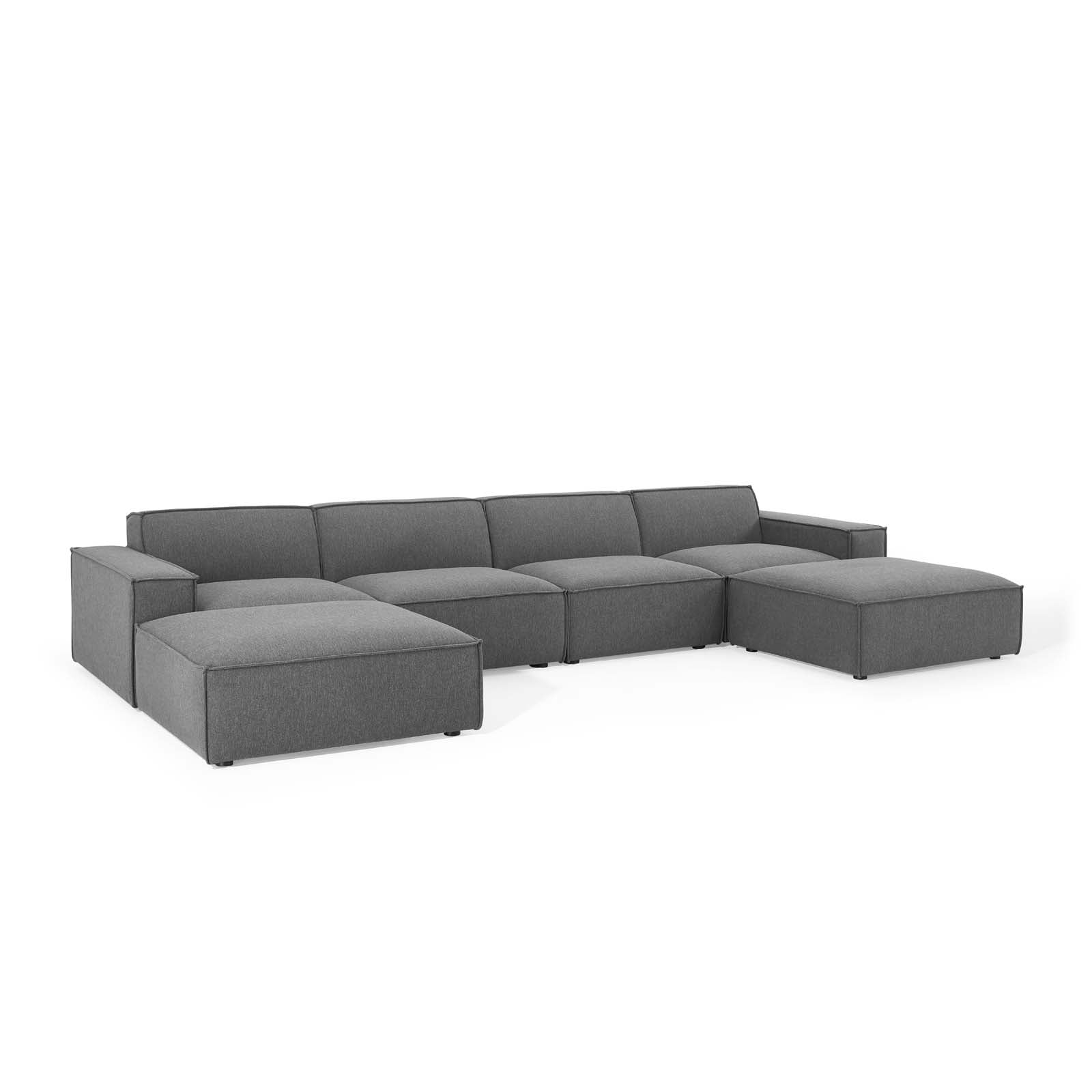 Modway Restore 6-Piece Sectional Sofa | Sofas | Modishstore-2