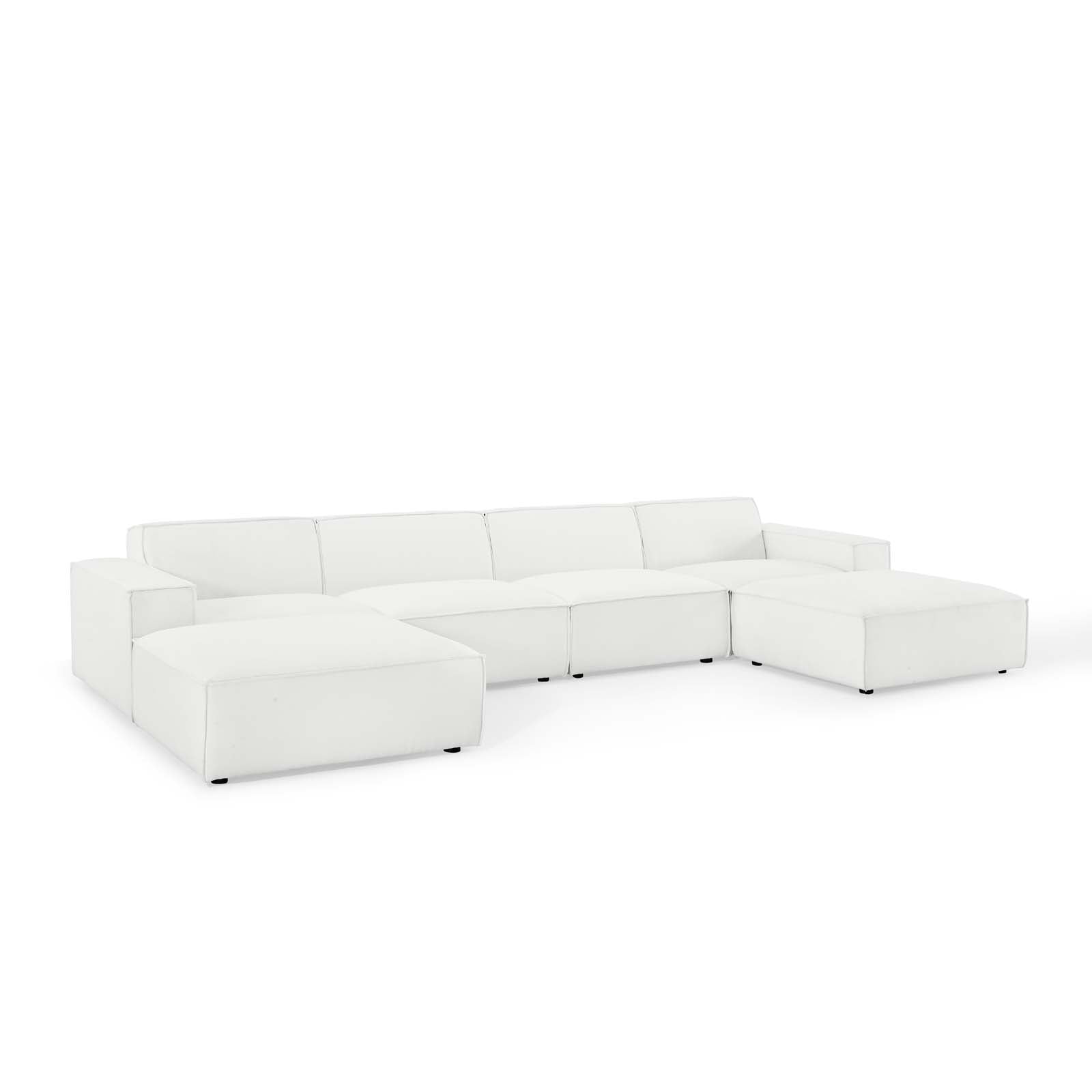 Modway Restore 6-Piece Sectional Sofa | Sofas | Modishstore-9