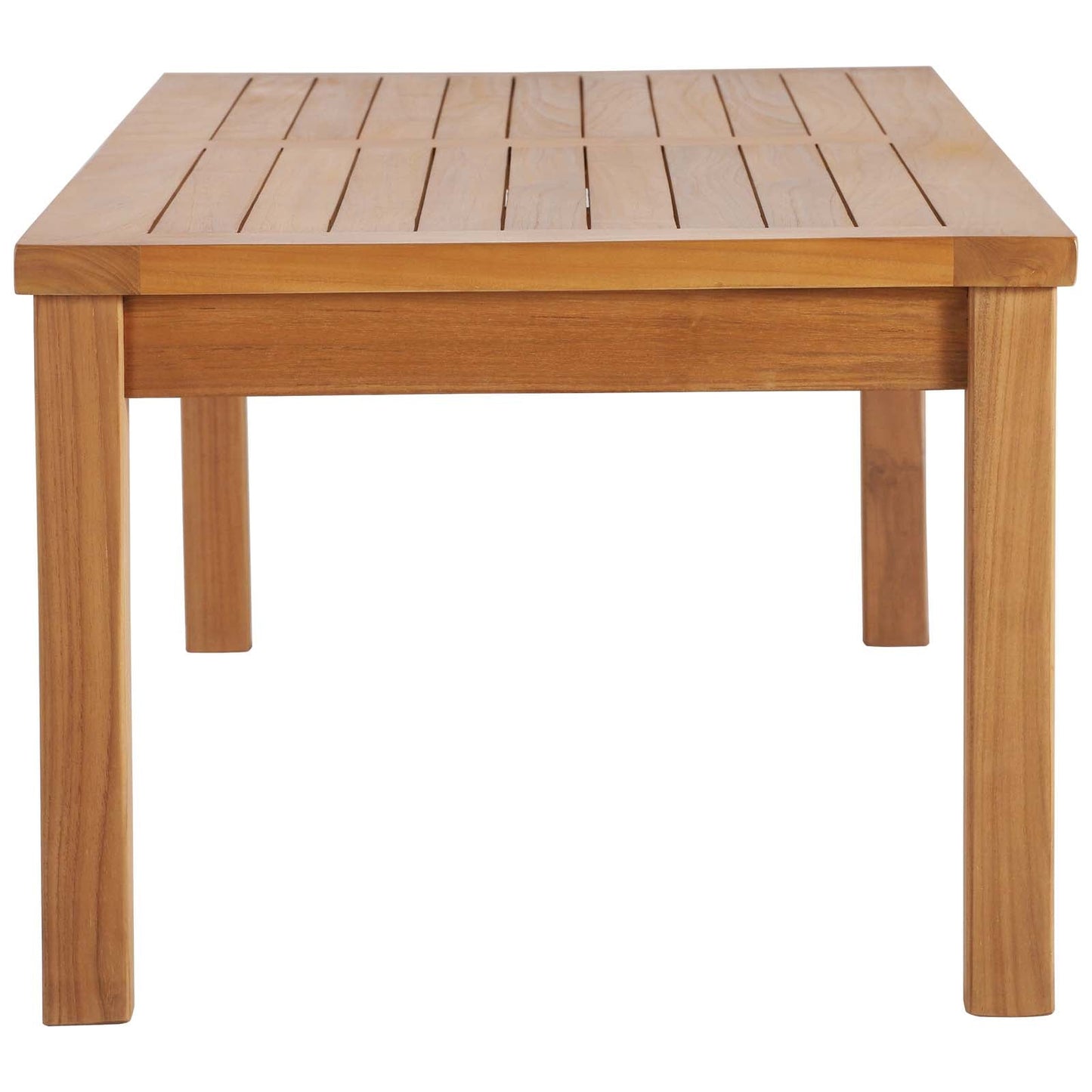 Modway Upland Outdoor Patio Teak Wood Coffee Table | Coffee Tables | Modishstore-2