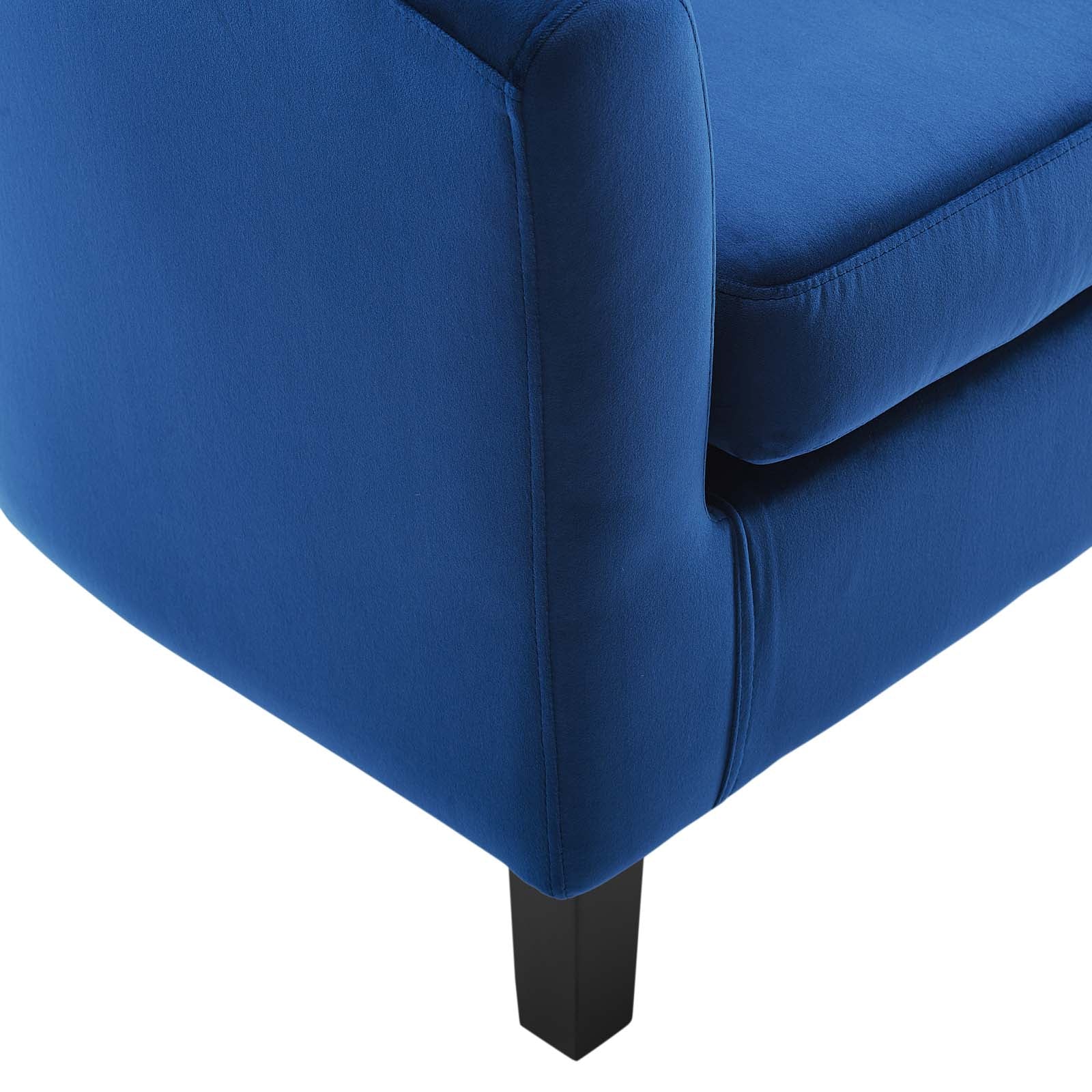Prospect Performance Velvet Armchair By Modway - EEI-4137 | Armchairs | Modishstore - 15