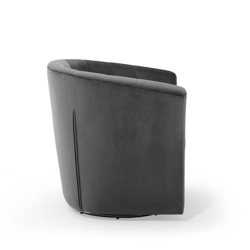 Modway Prospect Tufted Performance Velvet Swivel Armchair | Armchairs | Modishstore-3