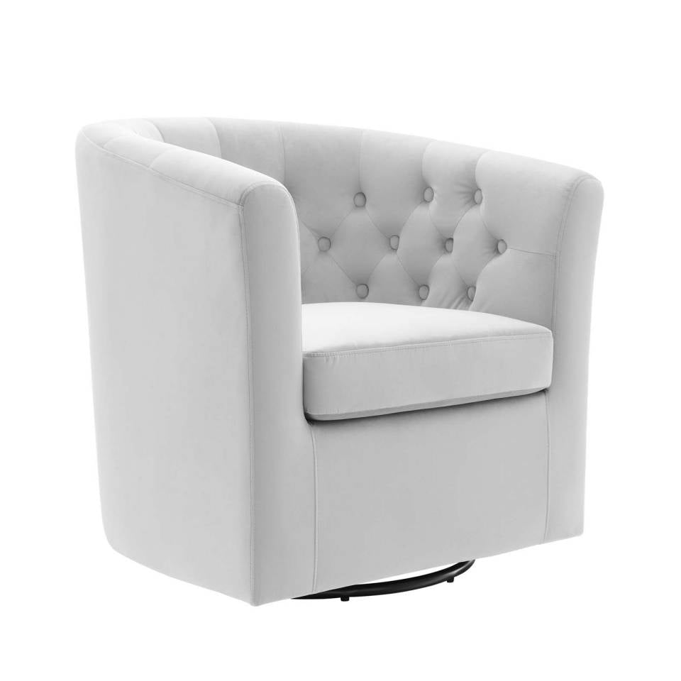 Modway Prospect Tufted Performance Velvet Swivel Armchair | Armchairs | Modishstore-11