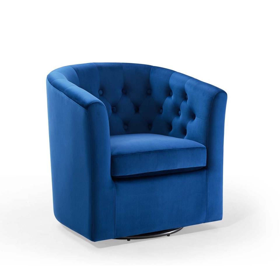 Modway Prospect Tufted Performance Velvet Swivel Armchair | Armchairs | Modishstore-12