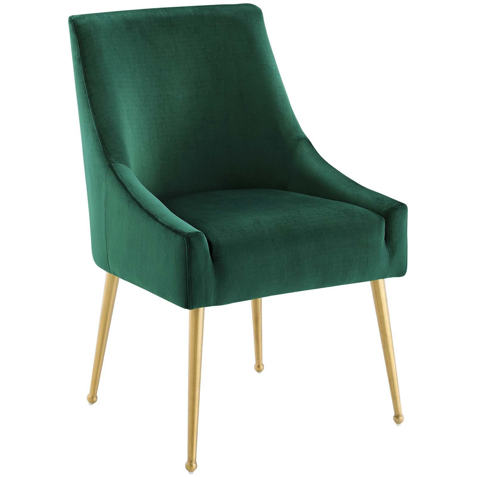 Modway Discern Upholstered Performance Velvet Dining Chair Set of 2 | Dining Chairs | 