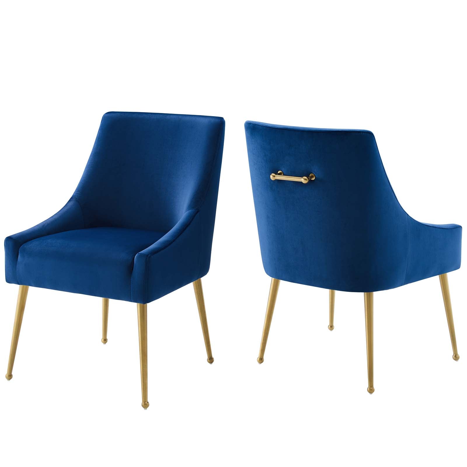 Modway Discern Upholstered Performance Velvet Dining Chair Set of 2 | Dining Chairs | 