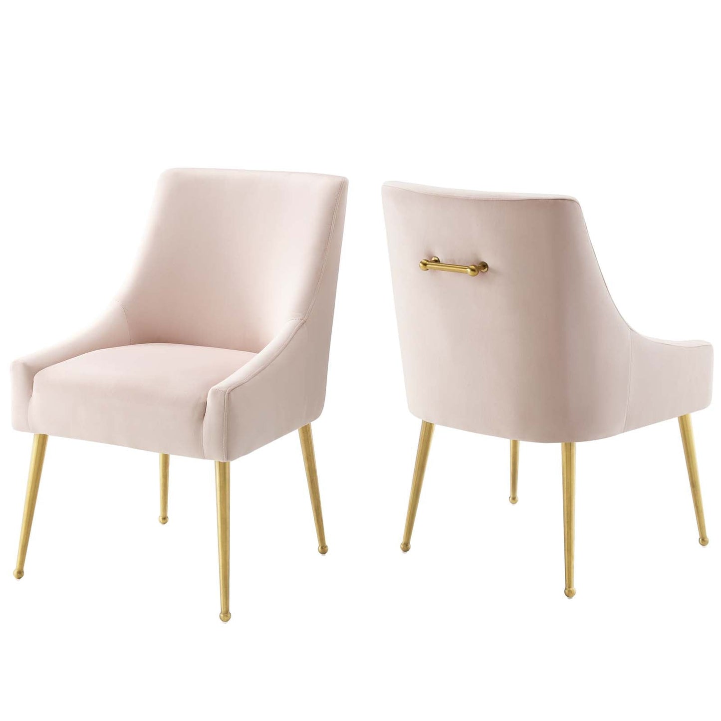 Modway Discern Upholstered Performance Velvet Dining Chair Set of 2 | Dining Chairs | 