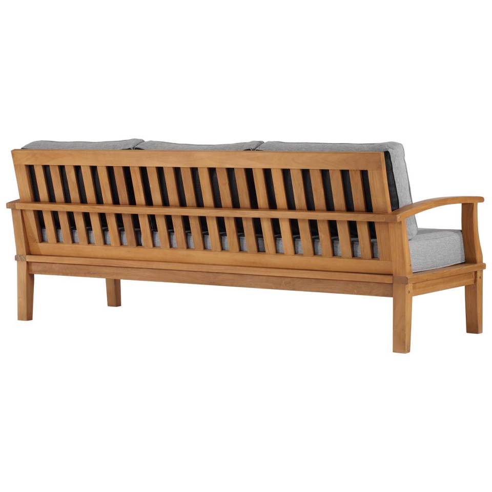 Modway Marina Outdoor Patio Teak Sofa | Outdoor Sofas, Loveseats & Sectionals | Modishstore-6