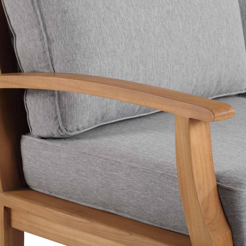 Modway Marina Outdoor Patio Teak Sofa | Outdoor Sofas, Loveseats & Sectionals | Modishstore-8
