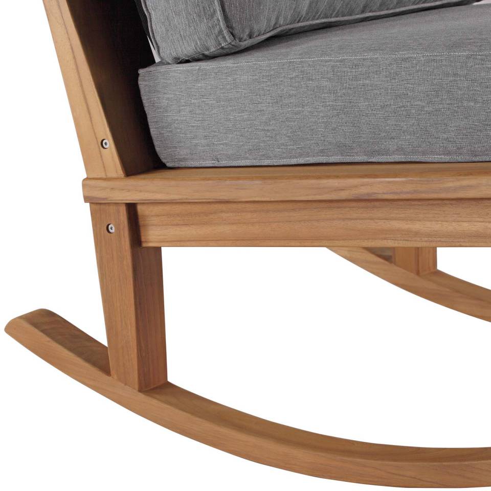 Modway Marina Outdoor Patio Teak Rocking Chair | Outdoor Chairs | Modishstore-7