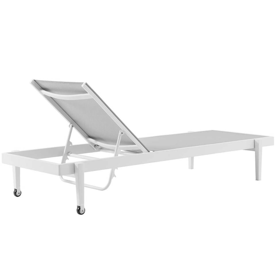 Modway Charleston Outdoor Patio Aluminum Chaise Lounge Chair Set of 4 |  | 