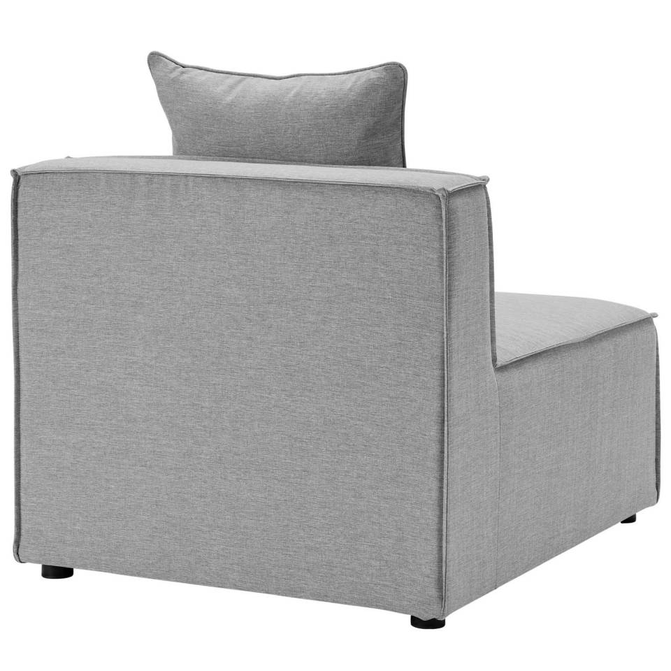 Modway Saybrook Outdoor Patio Upholstered Sectional Sofa Armless Chair | Outdoor Sofas, Loveseats & Sectionals | Modishstore-6