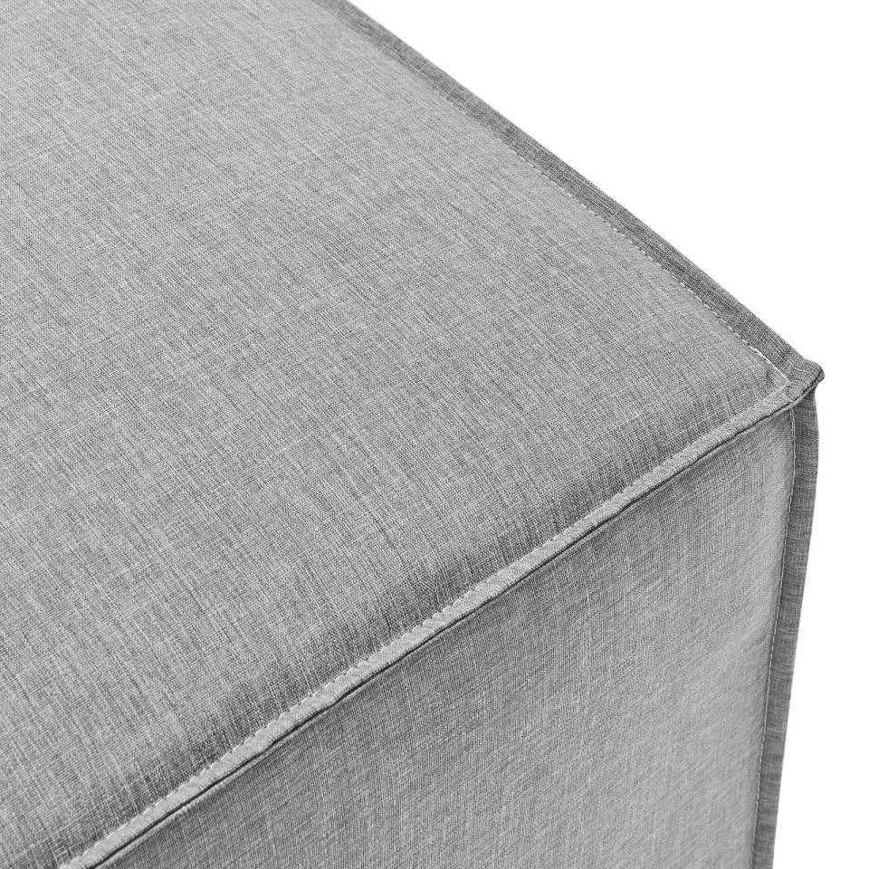 Modway Saybrook Outdoor Patio Upholstered Sectional Sofa Ottoman | Outdoor Ottoman | Modishstore-2