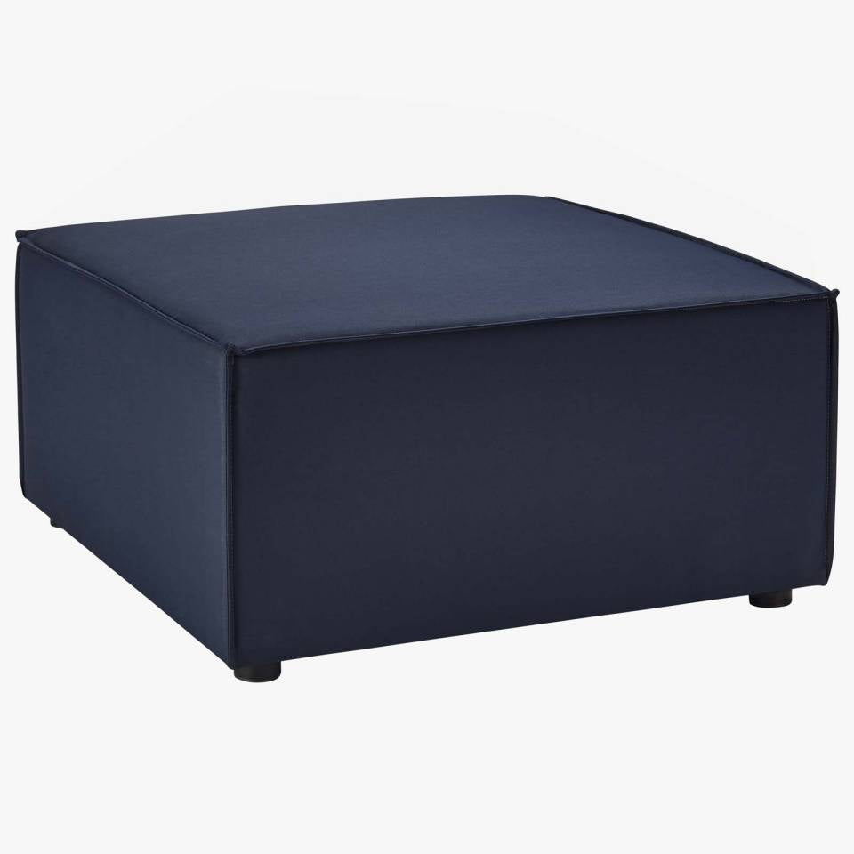 Modway Saybrook Outdoor Patio Upholstered Sectional Sofa Ottoman | Outdoor Ottoman | Modishstore-7