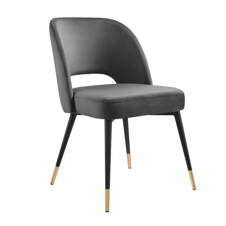 Modway Rouse Performance Velvet Dining Side Chair | Side Chairs | Modishstore-3