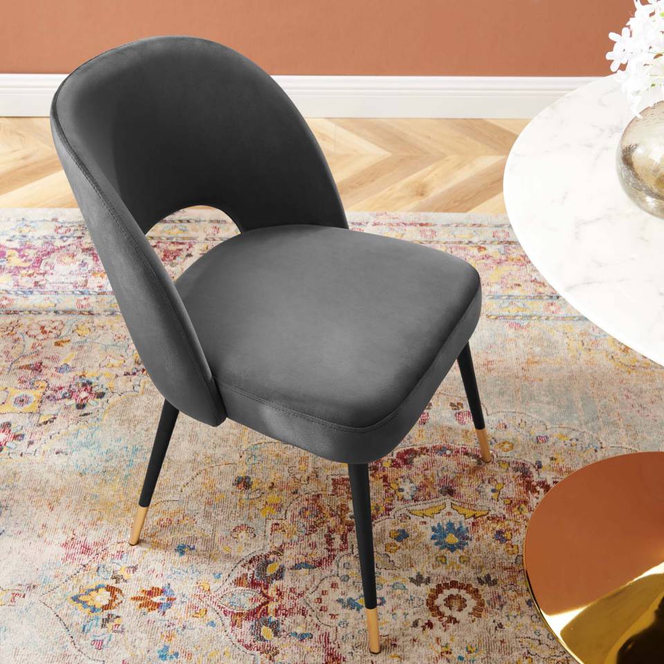 Modway Rouse Performance Velvet Dining Side Chair | Side Chairs | Modishstore-2