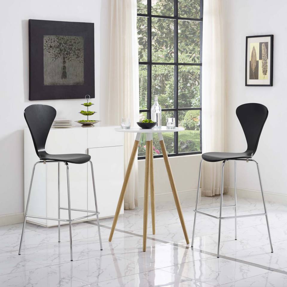 Modway Passage Dining Bar Stool Set of 2 | Bar Stools | Modishstore