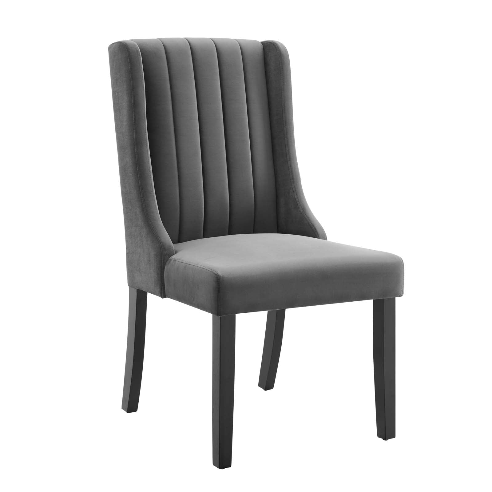 Modway Renew Parsons Performance Velvet Dining Side Chairs - Set of 2 | Dining Chairs | Modishstore-4
