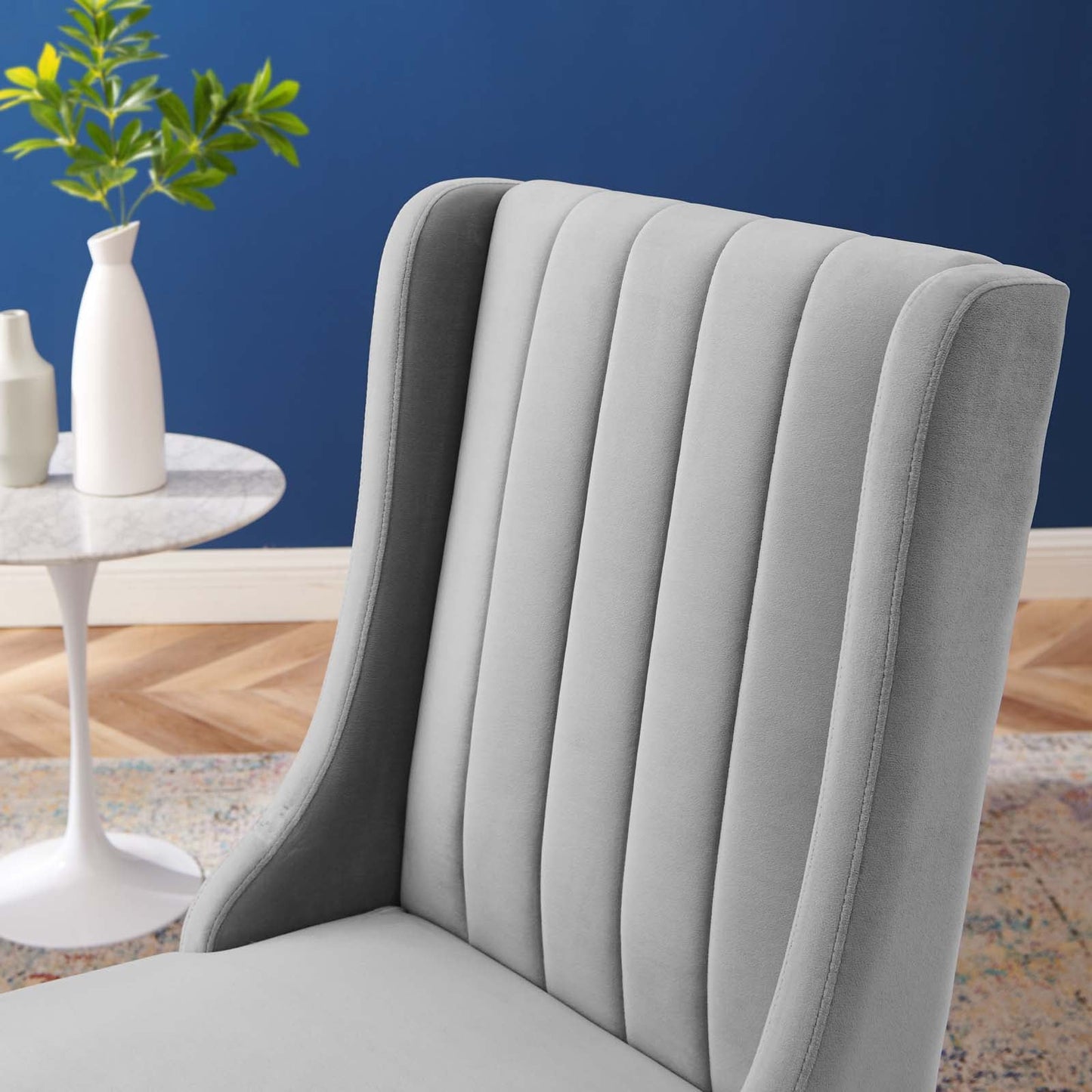 Modway Renew Parsons Performance Velvet Dining Side Chairs - Set of 2 | Dining Chairs | Modishstore-9