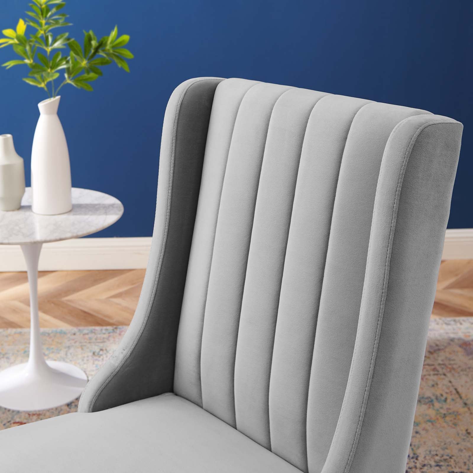 Modway Renew Parsons Performance Velvet Dining Side Chairs - Set of 2 | Dining Chairs | Modishstore-9