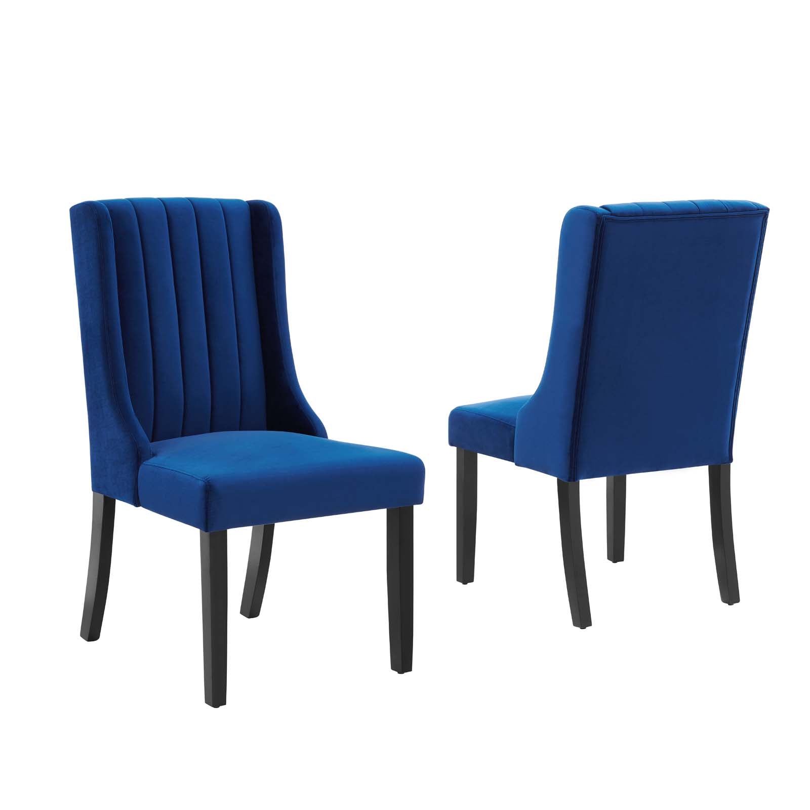Modway Renew Parsons Performance Velvet Dining Side Chairs - Set of 2 | Dining Chairs | Modishstore-19