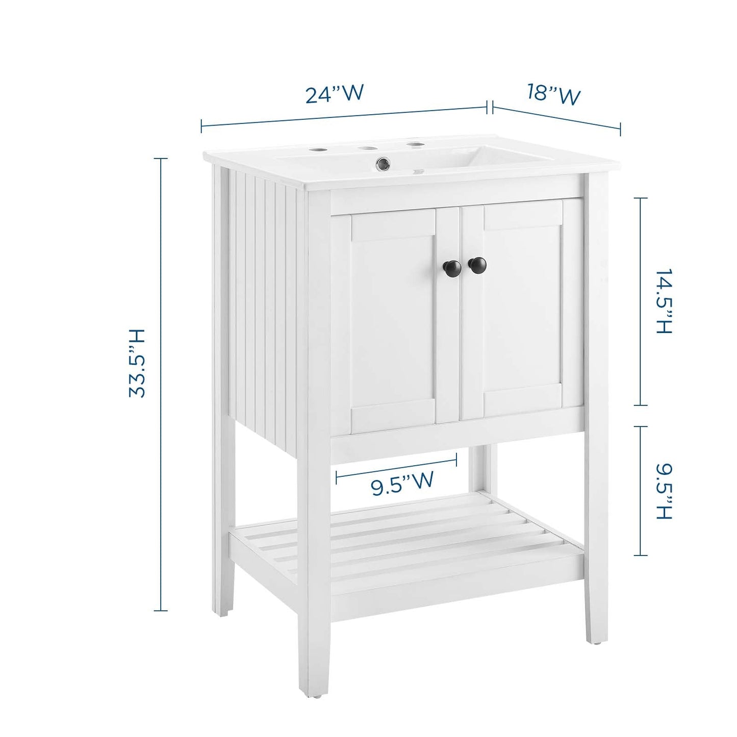 Modway Prestige 24" Bathroom Vanity | Bathroom Accessories | Modishstore-7