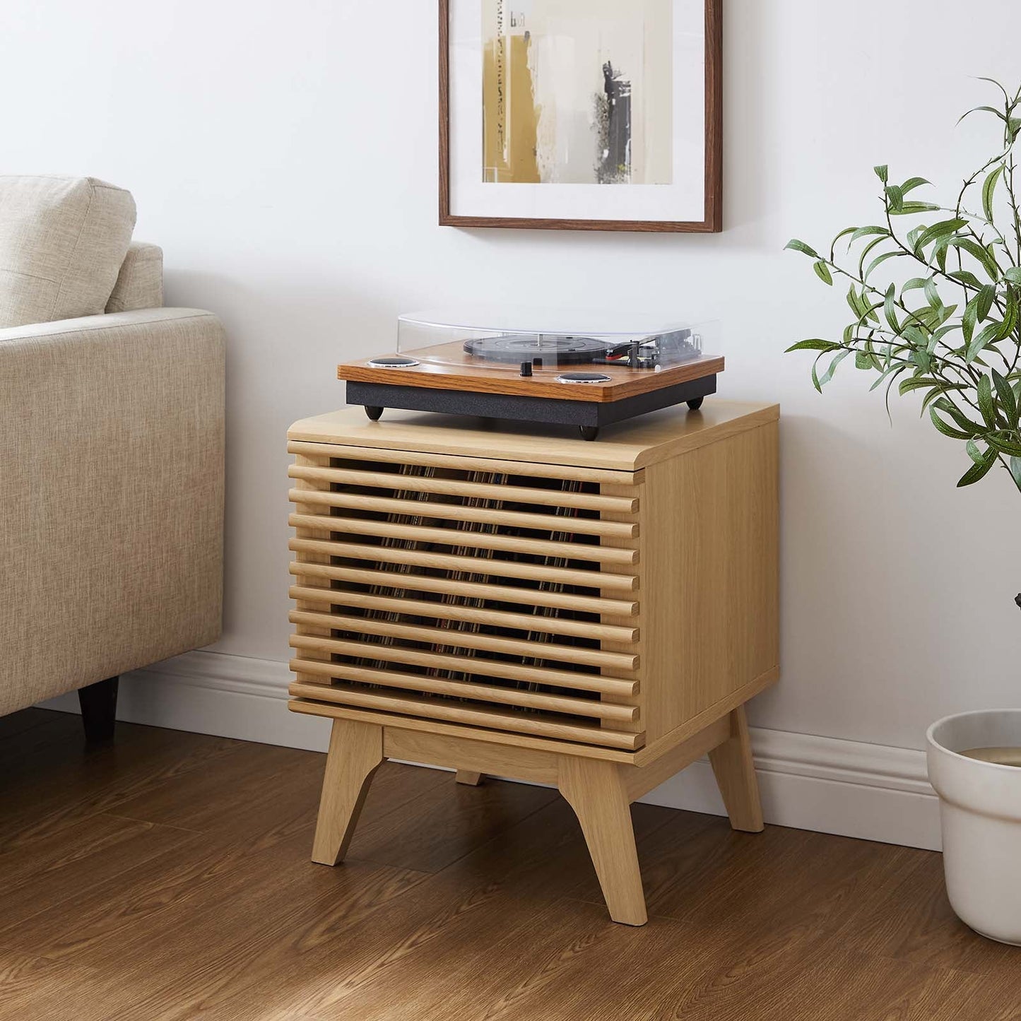 Modway Render Vinyl Record Display Stand | Coffee Tables | Modishstore-17