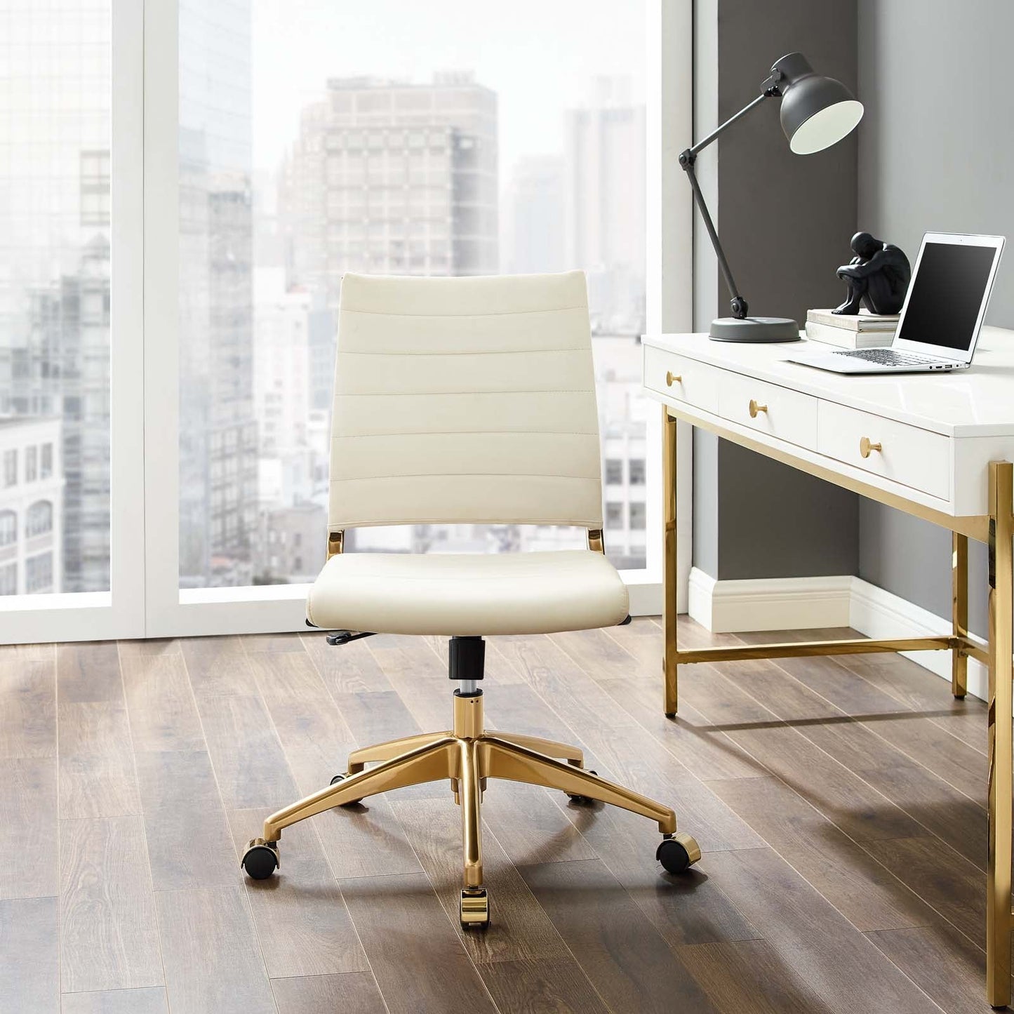 Modway Jive Armless Mid Back Performance Velvet Office Chair |  | 