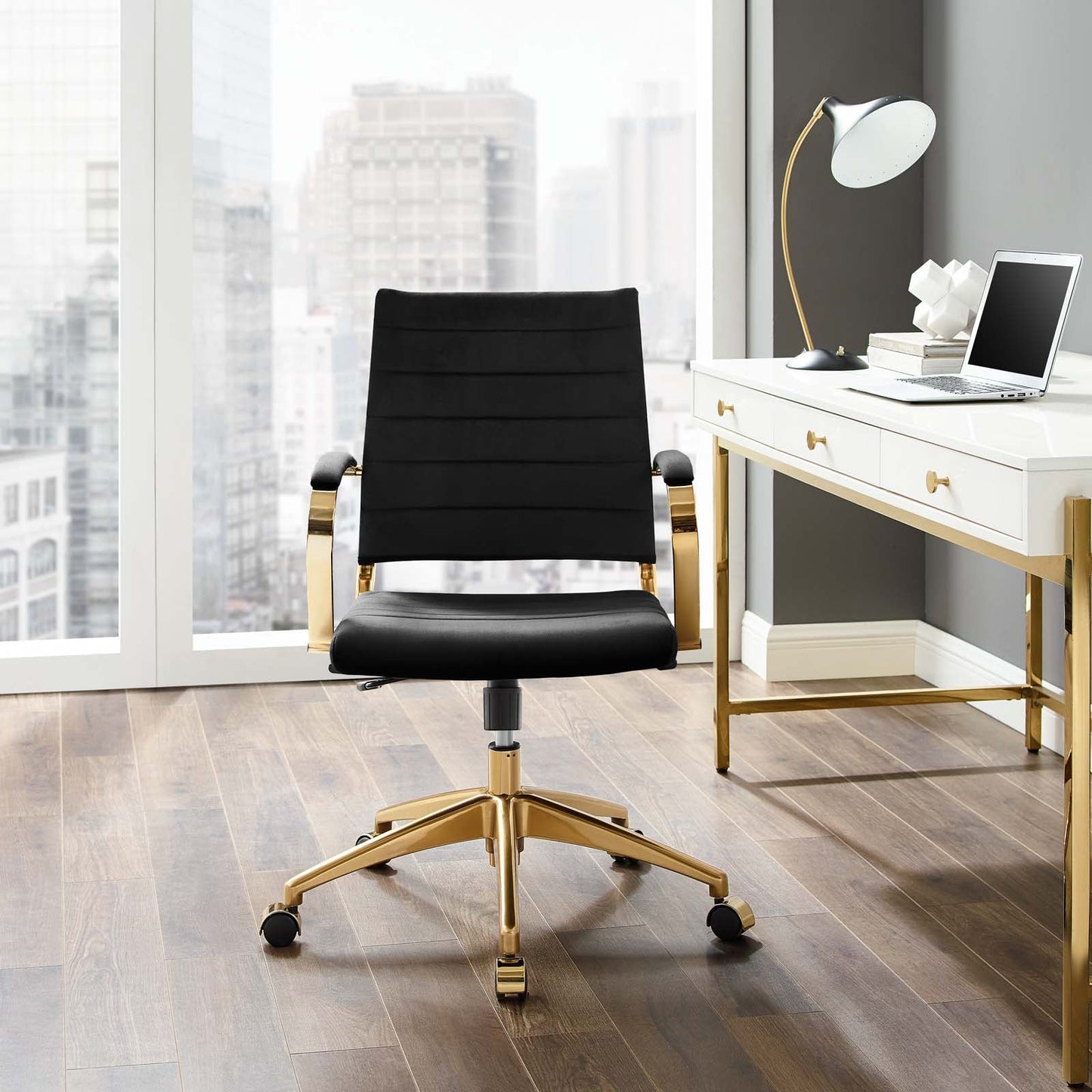 Modway Jive Mid Back Performance Velvet Office Chair |  | Modishstore