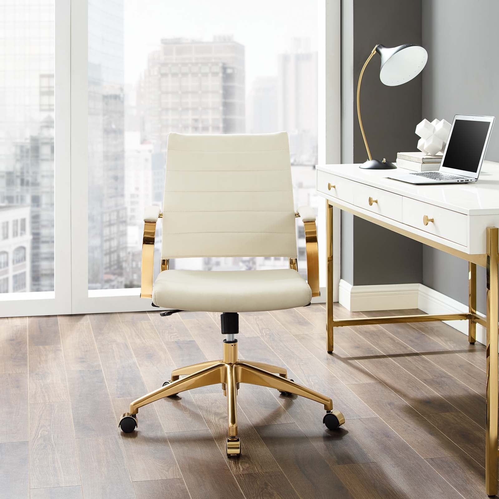 Modway Jive Mid Back Performance Velvet Office Chair |  | Modishstore-9