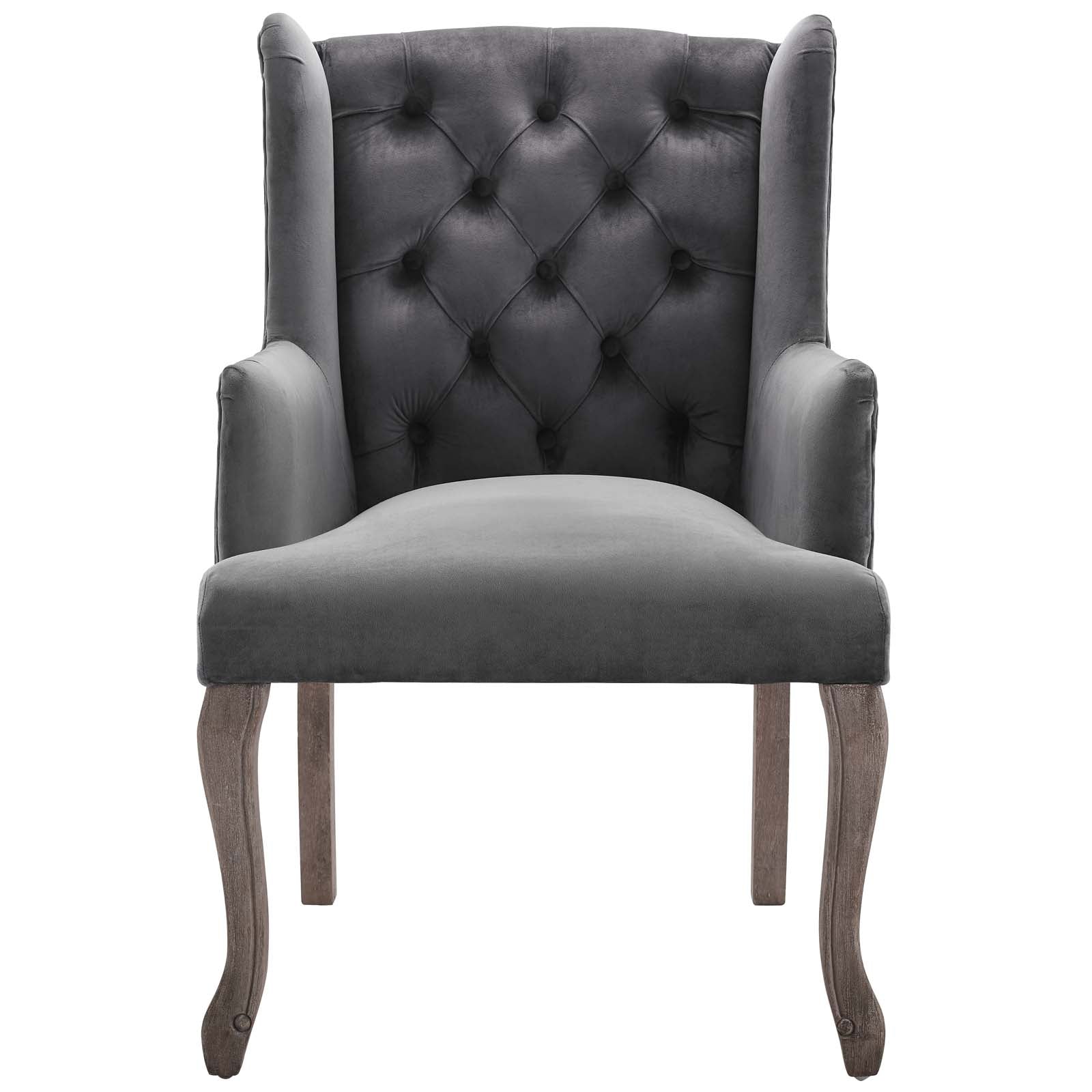 Modway Realm Armchair Performance Velvet Set of 2 | Armchairs | Modishstore-3