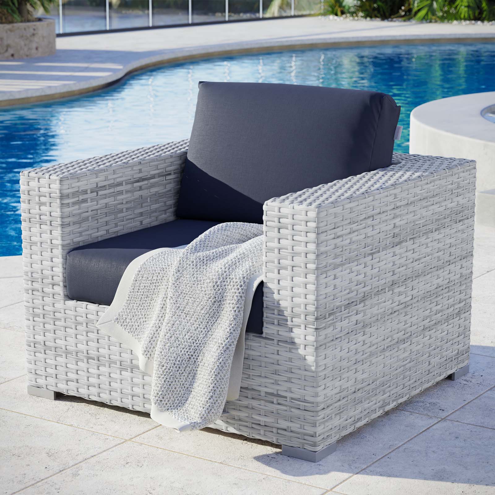 Modway Convene Outdoor Patio Armchair | Outdoor Chairs | 