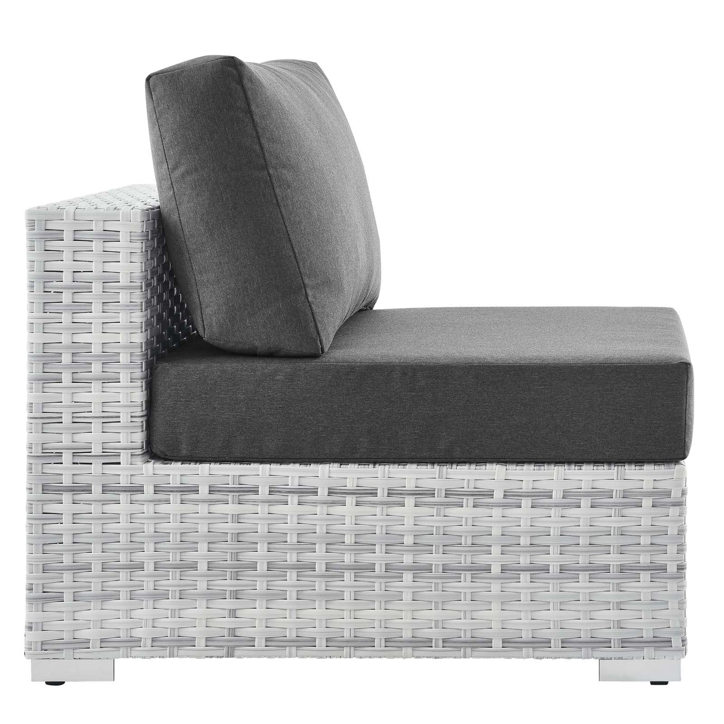 Modway Convene Outdoor Patio Armless Chair | Outdoor Chairs | 