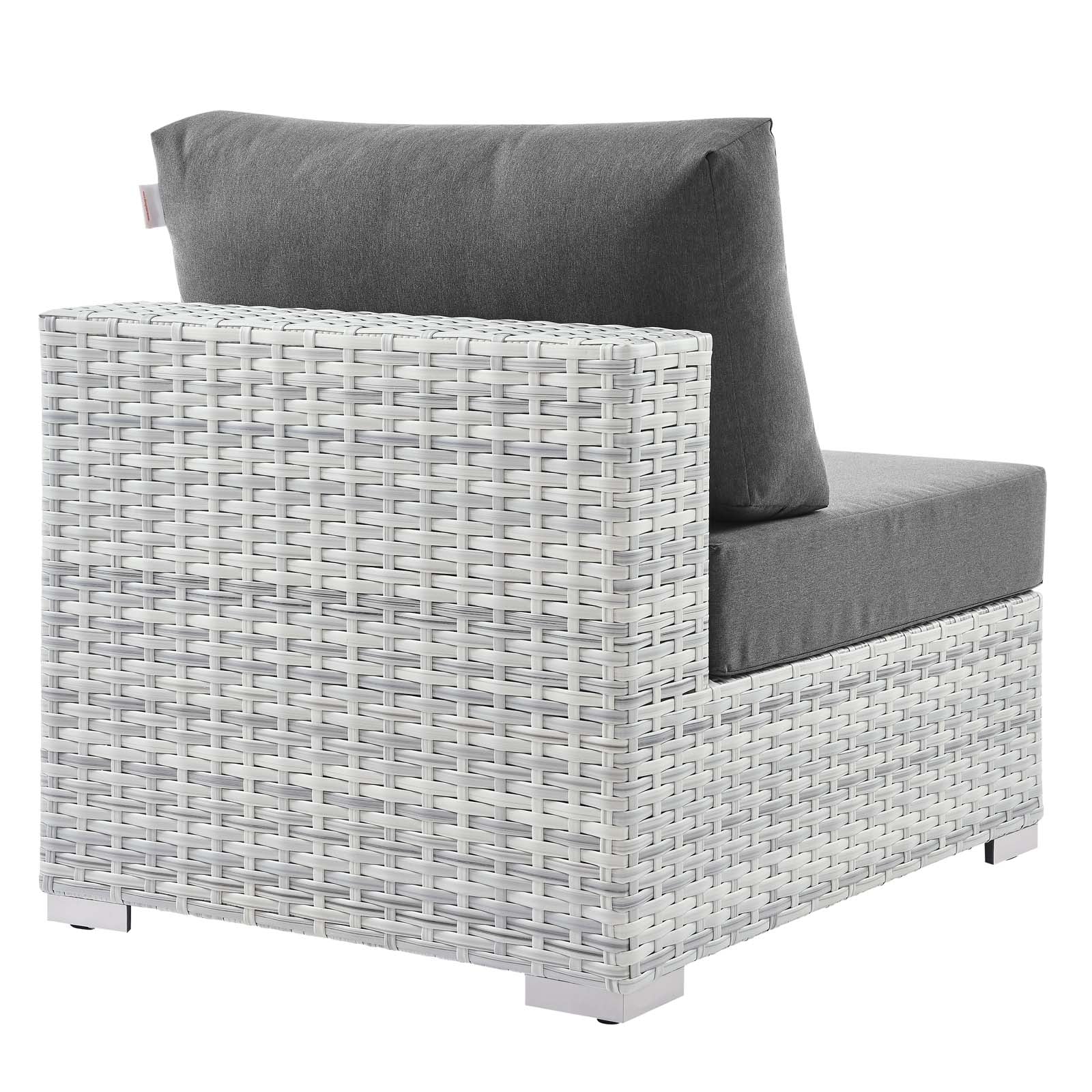 Modway Convene Outdoor Patio Armless Chair | Outdoor Chairs | 