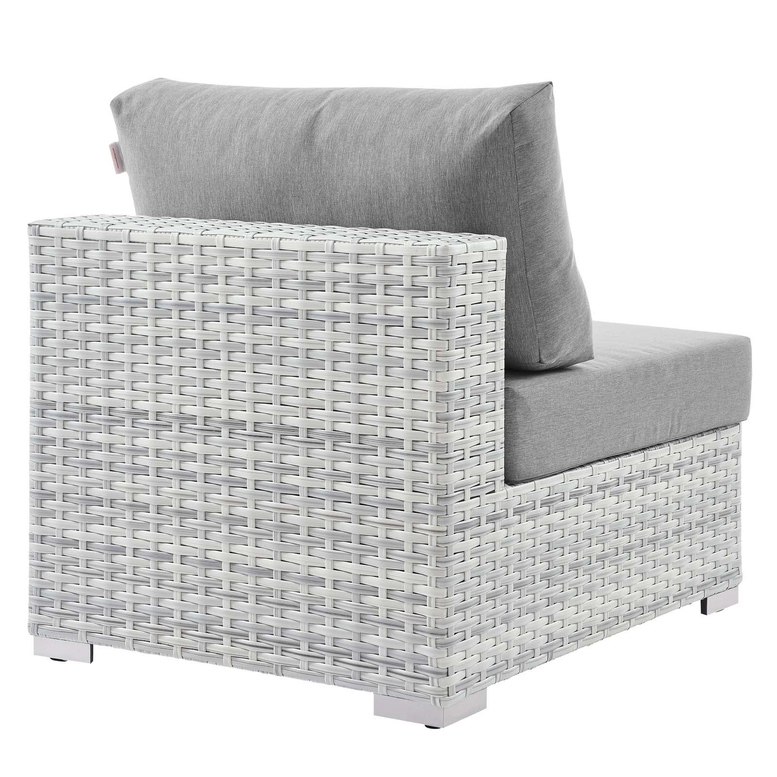 Modway Convene Outdoor Patio Armless Chair | Outdoor Chairs | 