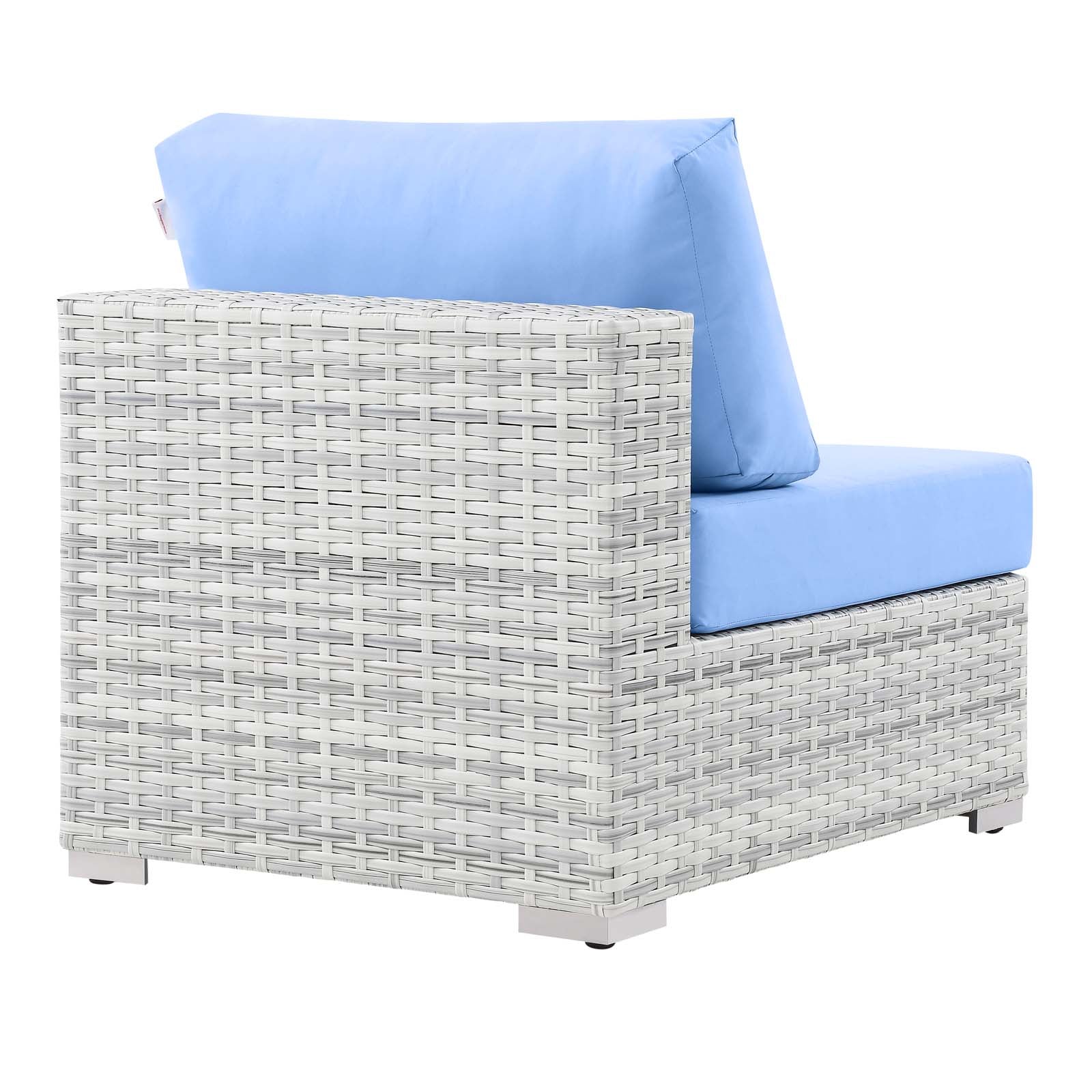 Modway Convene Outdoor Patio Armless Chair | Outdoor Chairs | 