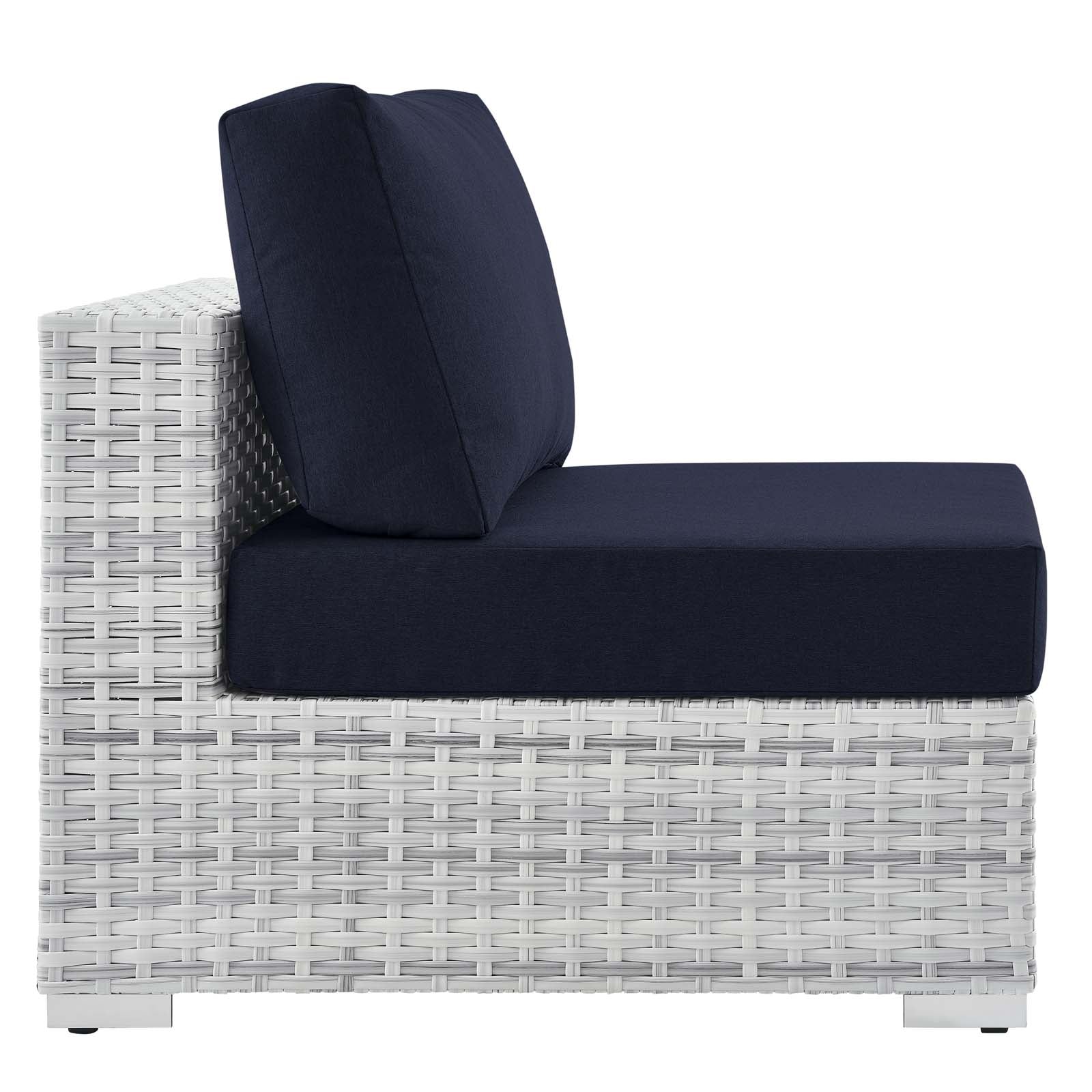 Modway Convene Outdoor Patio Armless Chair | Outdoor Chairs | 